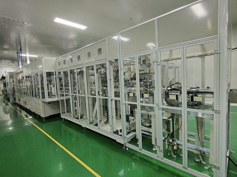 The newly installed production lines provide Amprius with manufacturing capacity of up to 800 MWh for its SiCore pouch cells. (Photo: Business Wire)